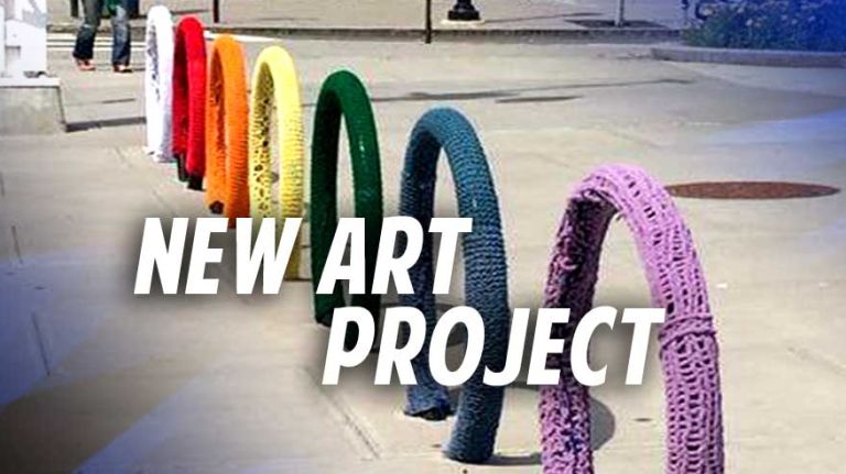 News Coverage of Yarn Bomb | SarahDivi.com