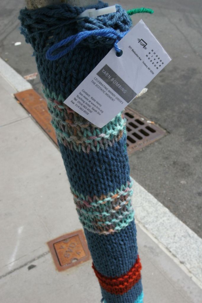 Yonkers Yarn Bombing | SarahDivi.com  | Photo by Lester Millman