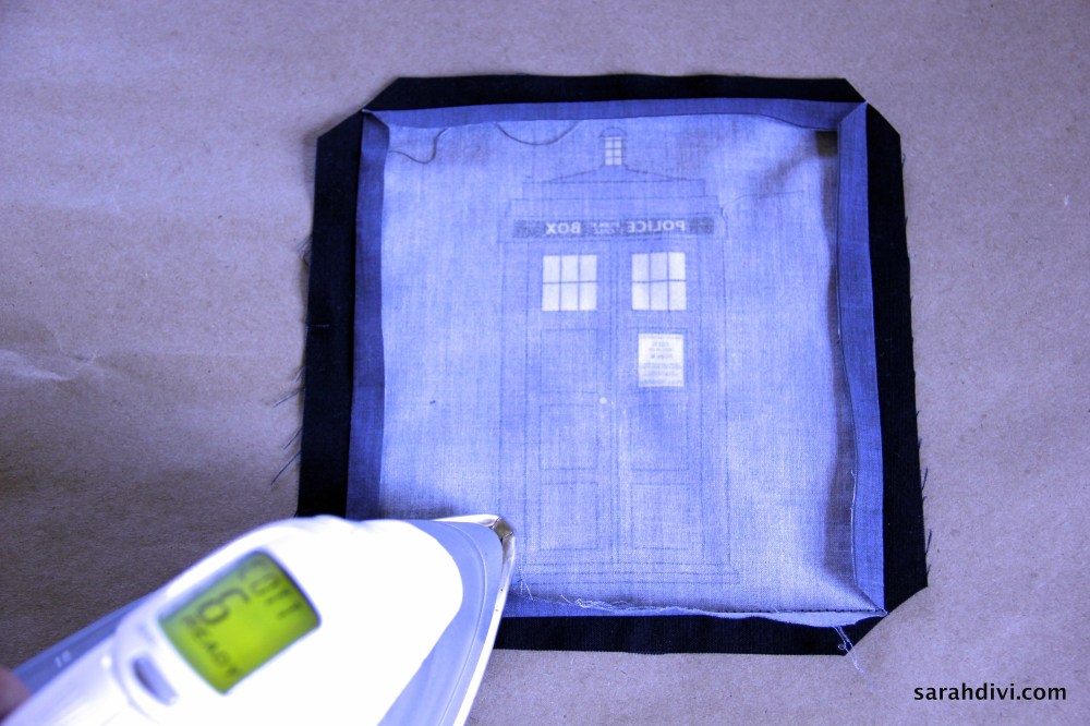 How To: Tardis Cocktail Napkins Tutorial | SarahDivi.com