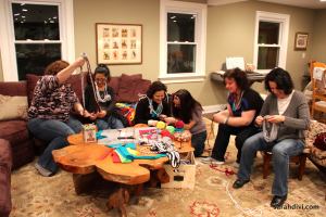 Ladies Craft Night | Crafts, Laughs, Friends | www.sarahdivi.com