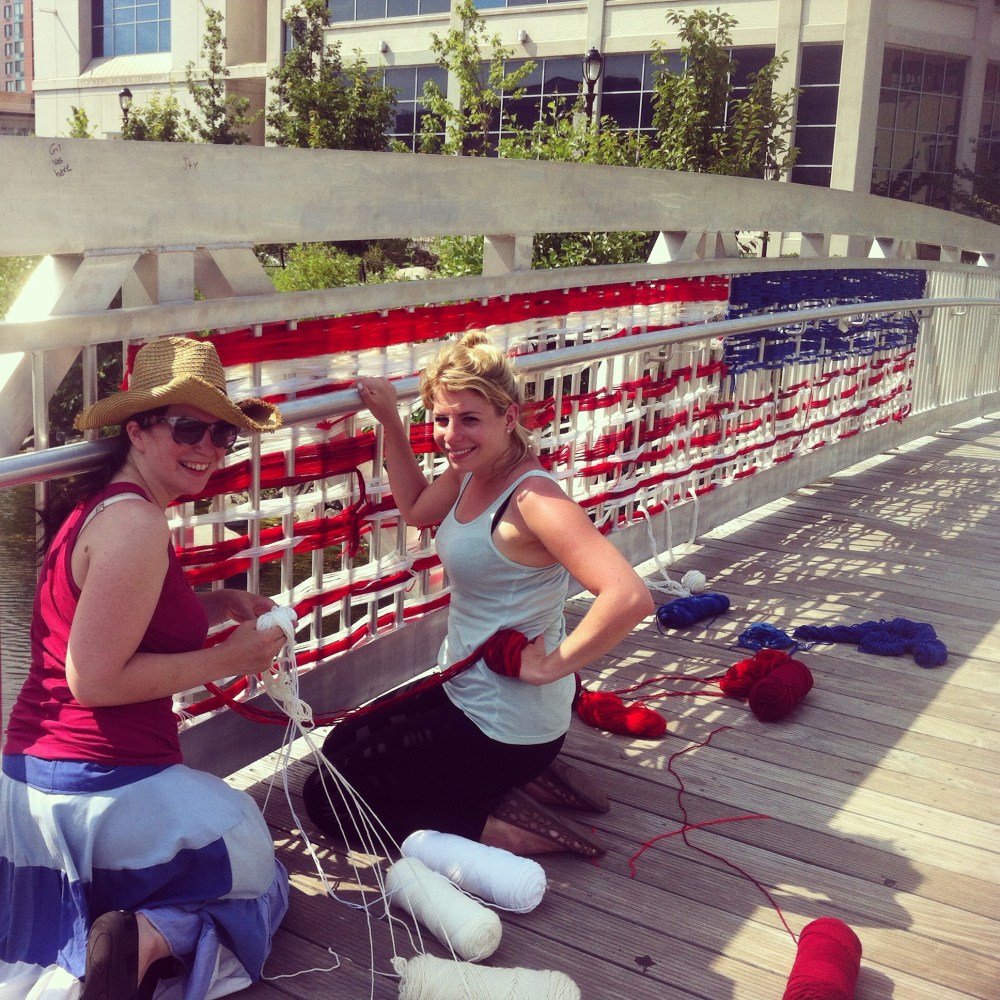 Yonkers Yarn Bombing | SarahDivi.com 